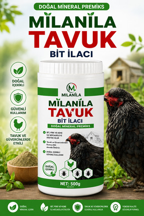 MilaNila Tavuk Biti İlaci 500 GR Çok Etkili Toz