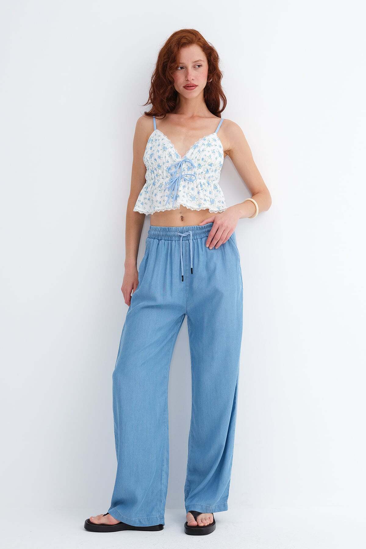 パンツ 24AWTWO-WAY RELAX ELASTIC PANTS enfold / TWO-WAY RELAX