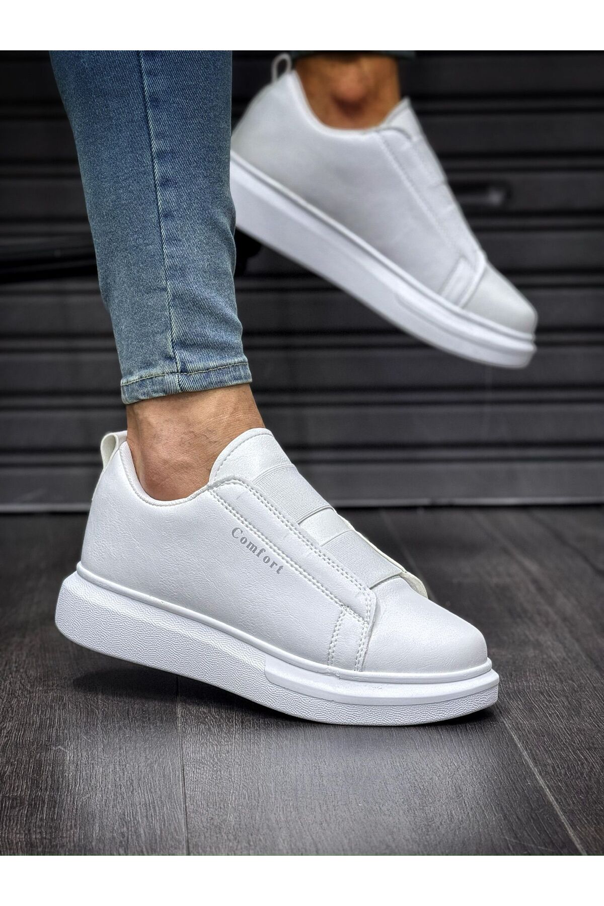Comfort Ayakkabı Erkek Fileli Nefes Alabilen Comfort Spor Ayakkabı