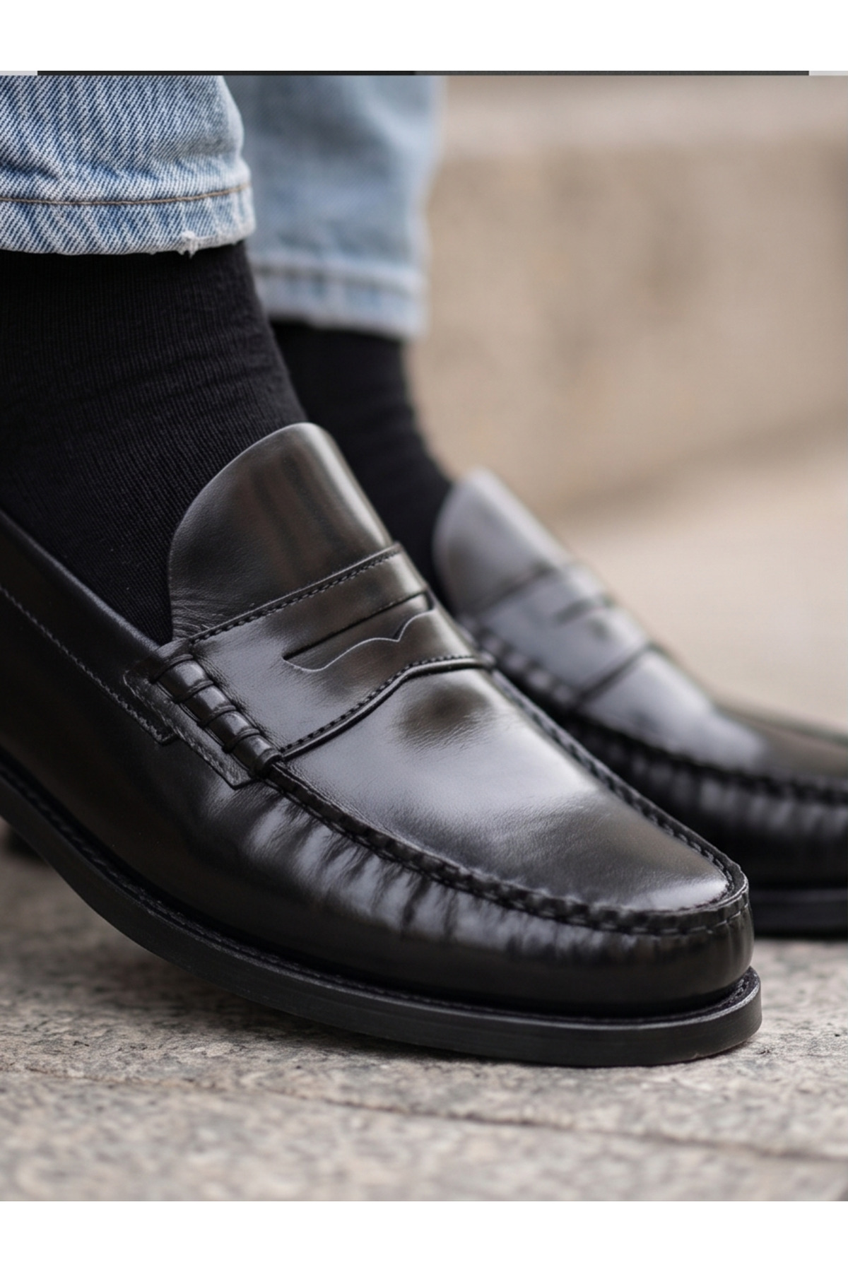 CRC AYAKKABI Signature Series, Hakiki Deri El İşçiliği Klasik Loafer görsel 3