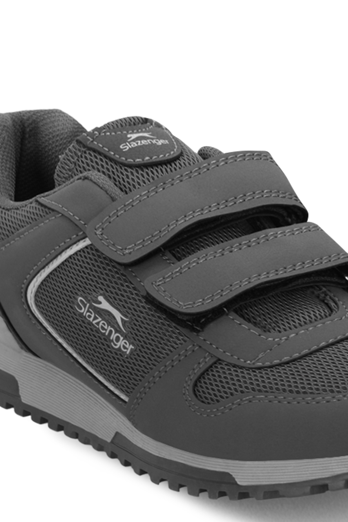 Slazenger ALLURE I Erkek Cırt Cırtlı Koyu Gri Günlük Spor Ayakkabısı görsel 4