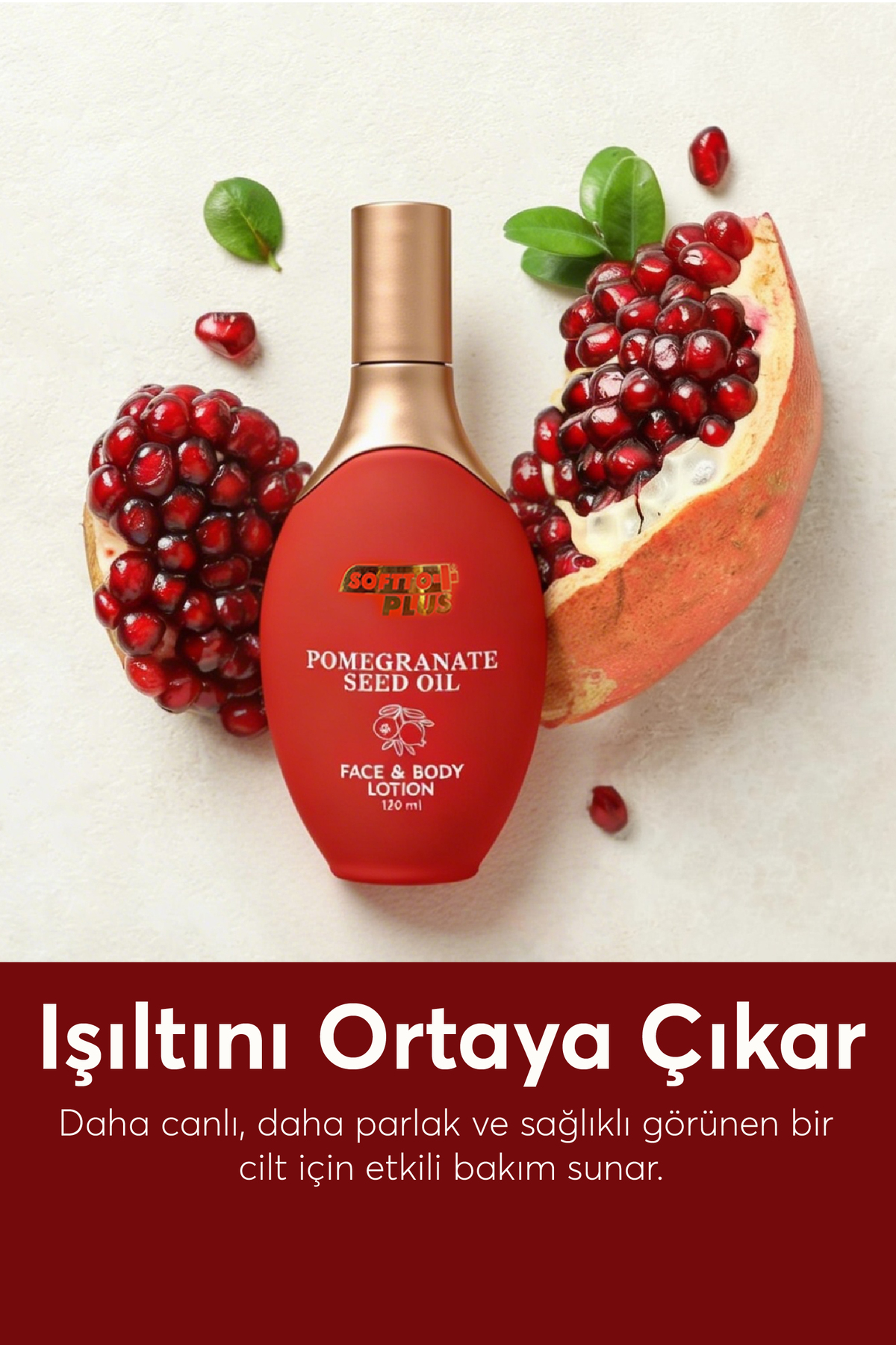 Nar Çekirdeği Yağlı Vücut Losyonu 120 ml Yoğun Nemlendirici ve Besleyici Bakım — LosyonNar — تصویر 4 از 5