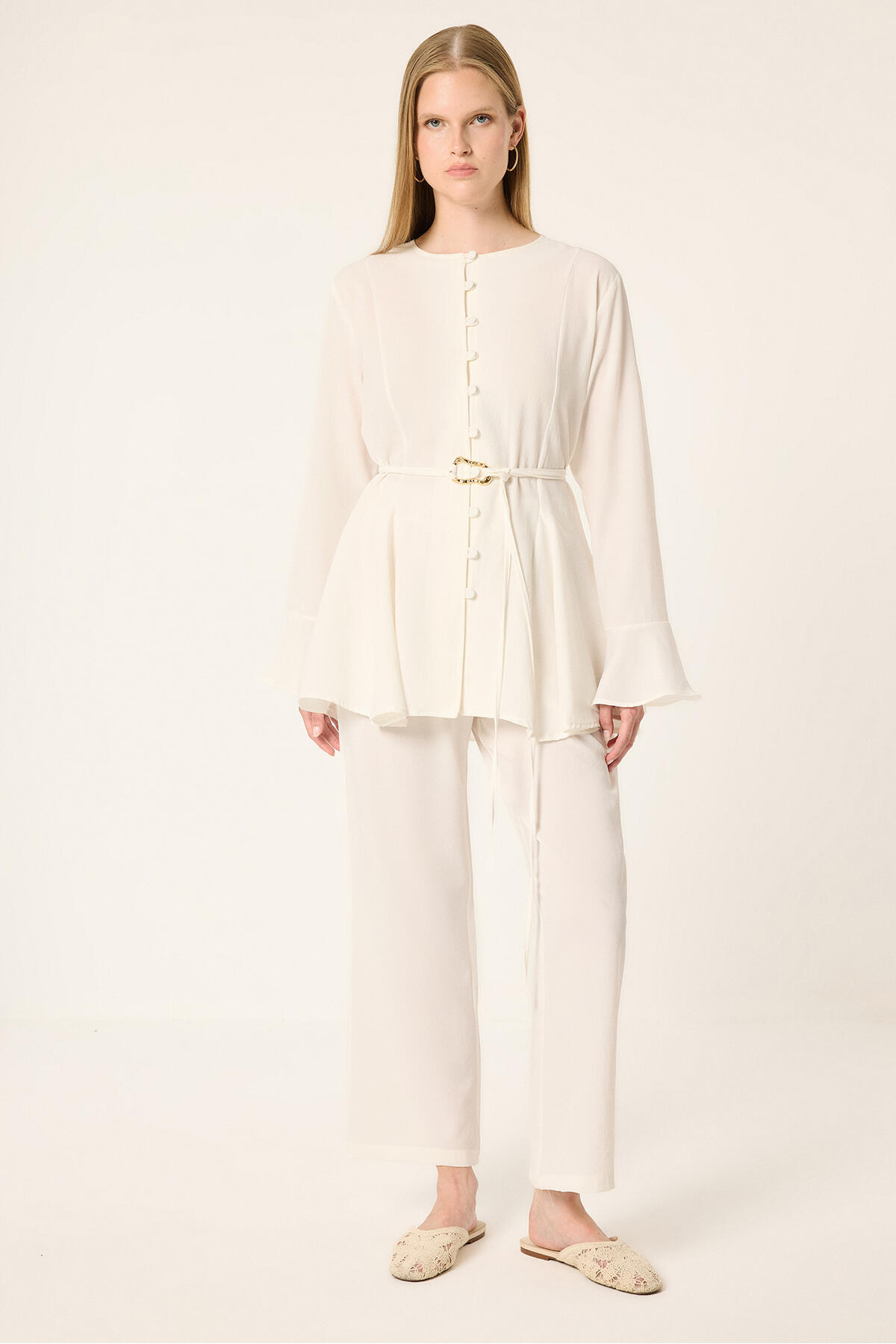 Touche Prive FLOWERED SHIRT PANT SET