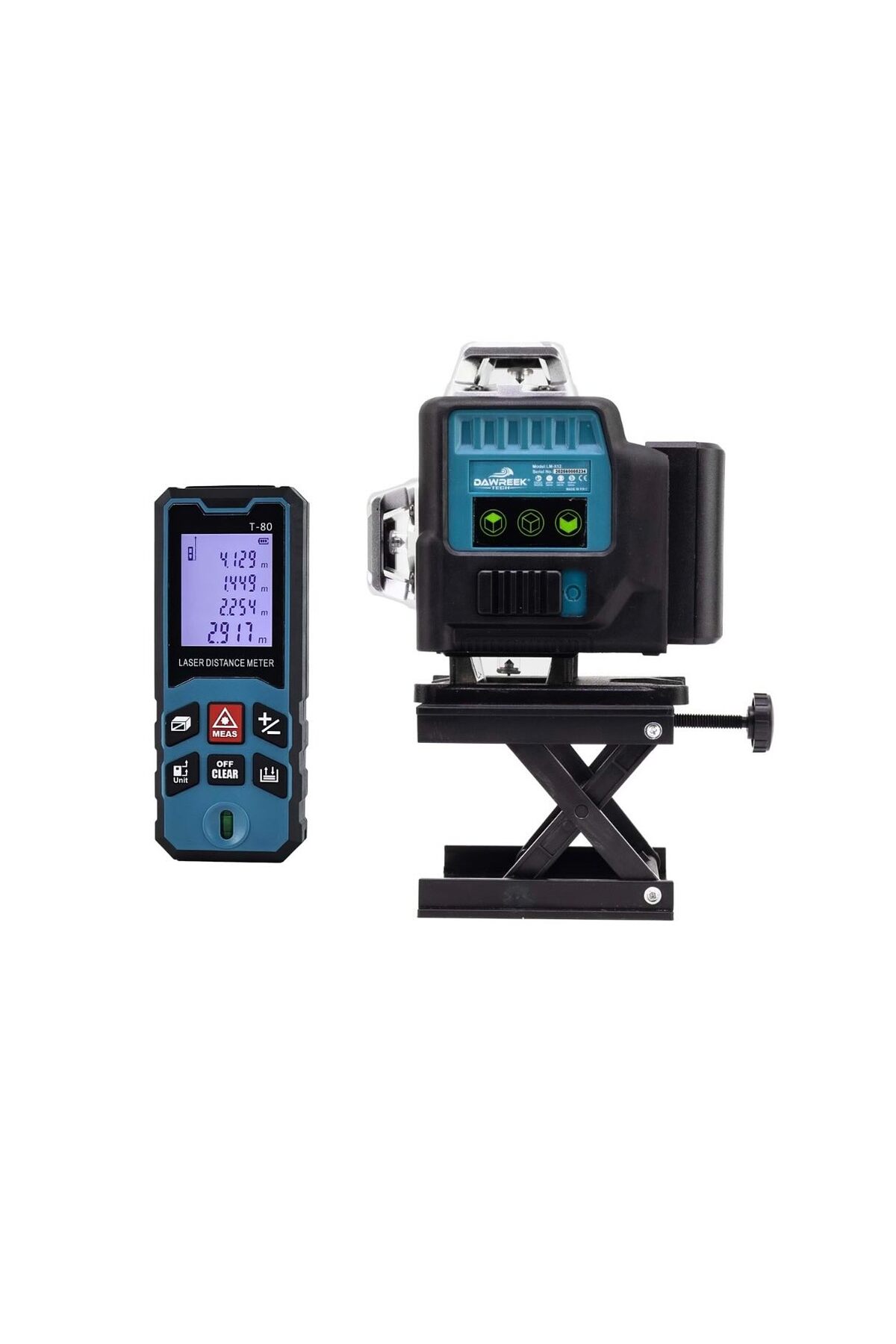 DAWREK LAZER TERAZİ + LAZER METRE & TRİPOT MK16 Profesyonel Lazer
