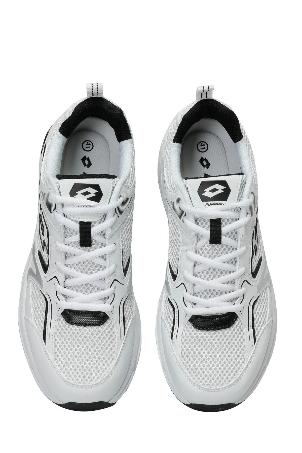Lotto Athens 5Fx Memory Taban Yürüyüş Koşu Spor Ayakkabı Erkek Sneakers Beyaz görsel 5