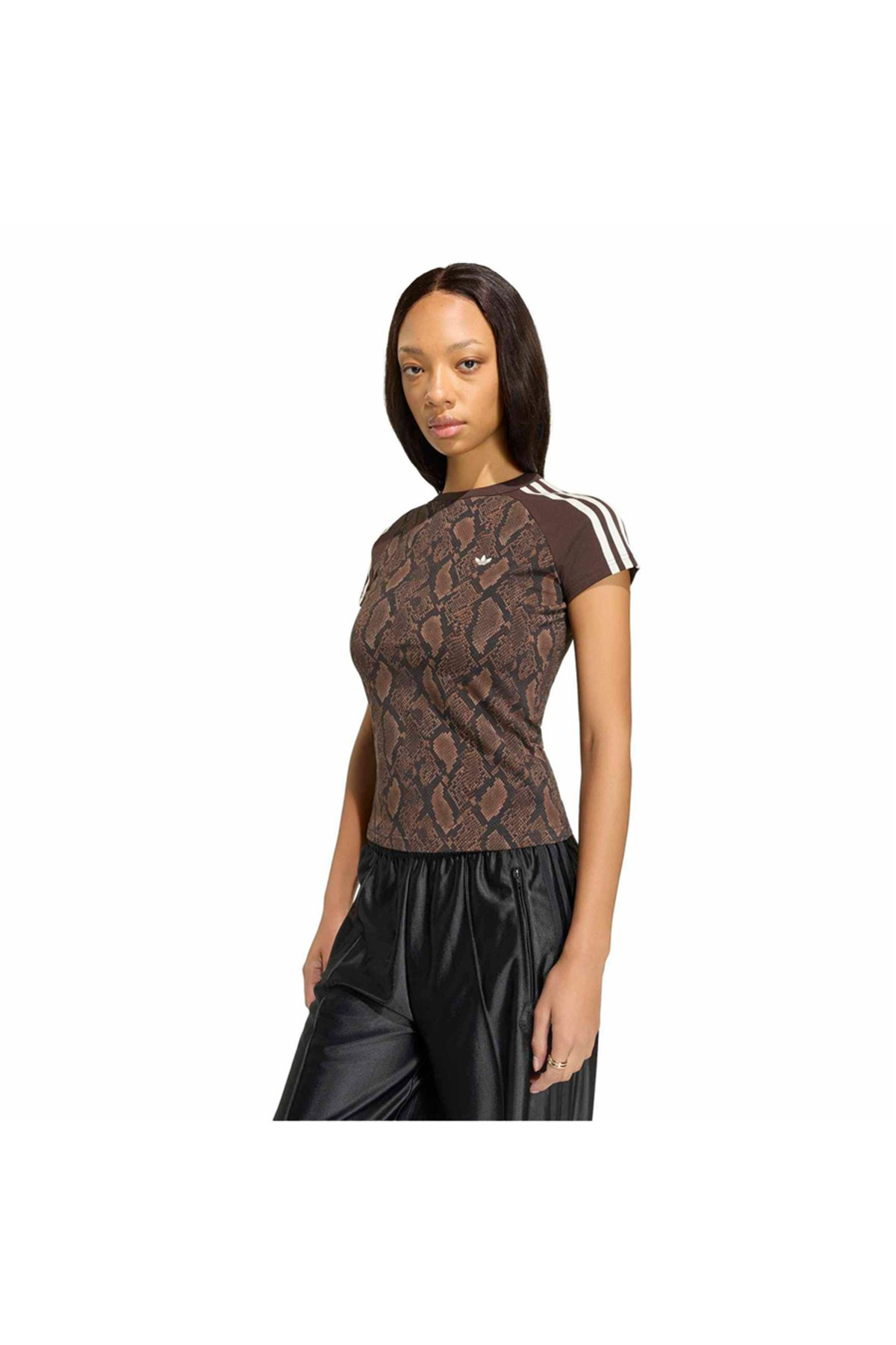 تی‌شرت زنانه طرح مار SNAKE PRINT CALI TEE KX1889