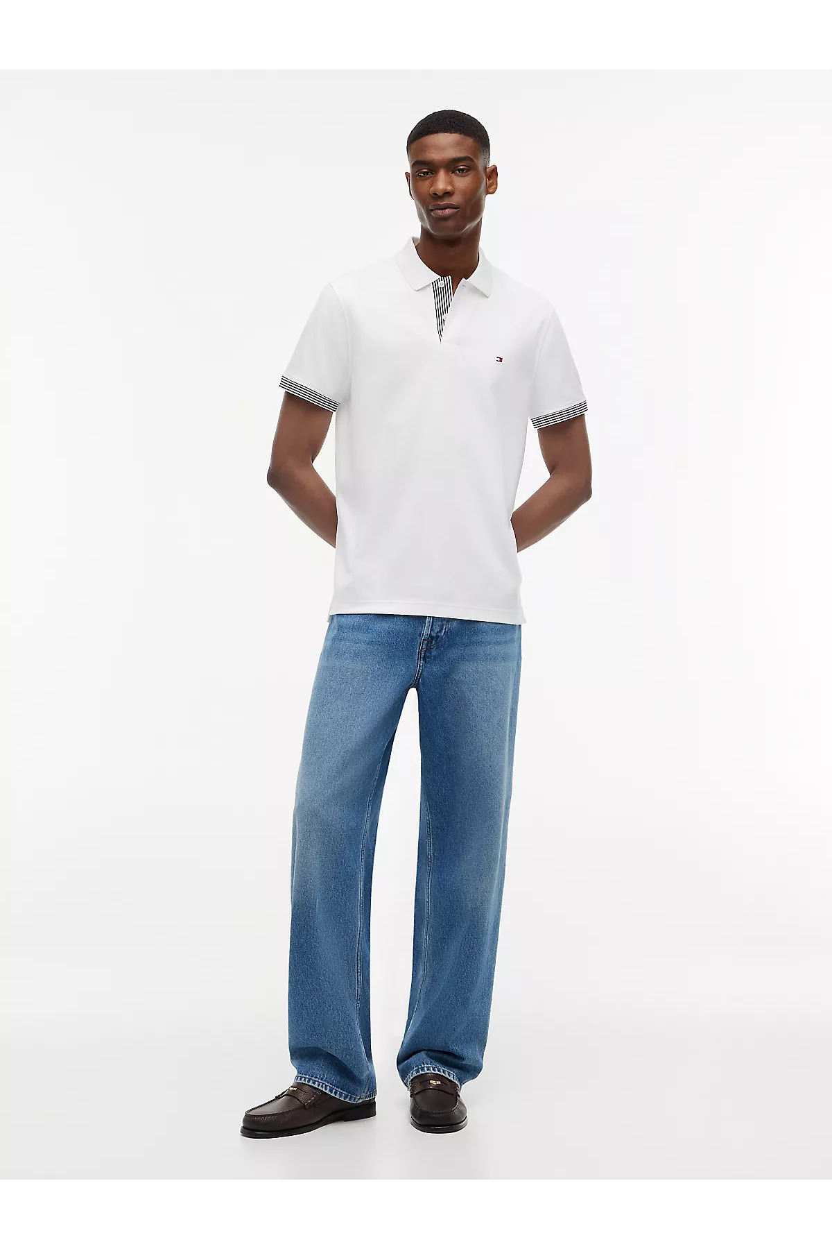 پولوشرت مردانه یقه پلو | تامی هیلفیگر Tommy Hilfiger MW0MW43296 VN - تصویر 2