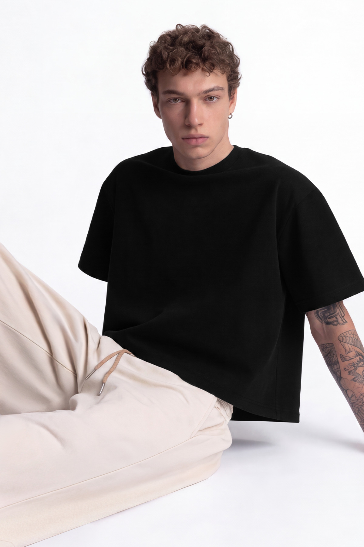 Wes Boxy Fit Premium Tişört görsel 2