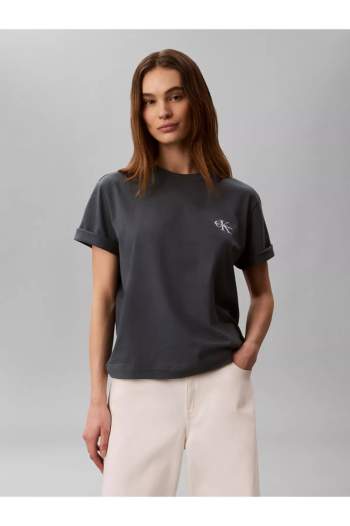 تیشرتزنانهCalvin Kleinخاکستری