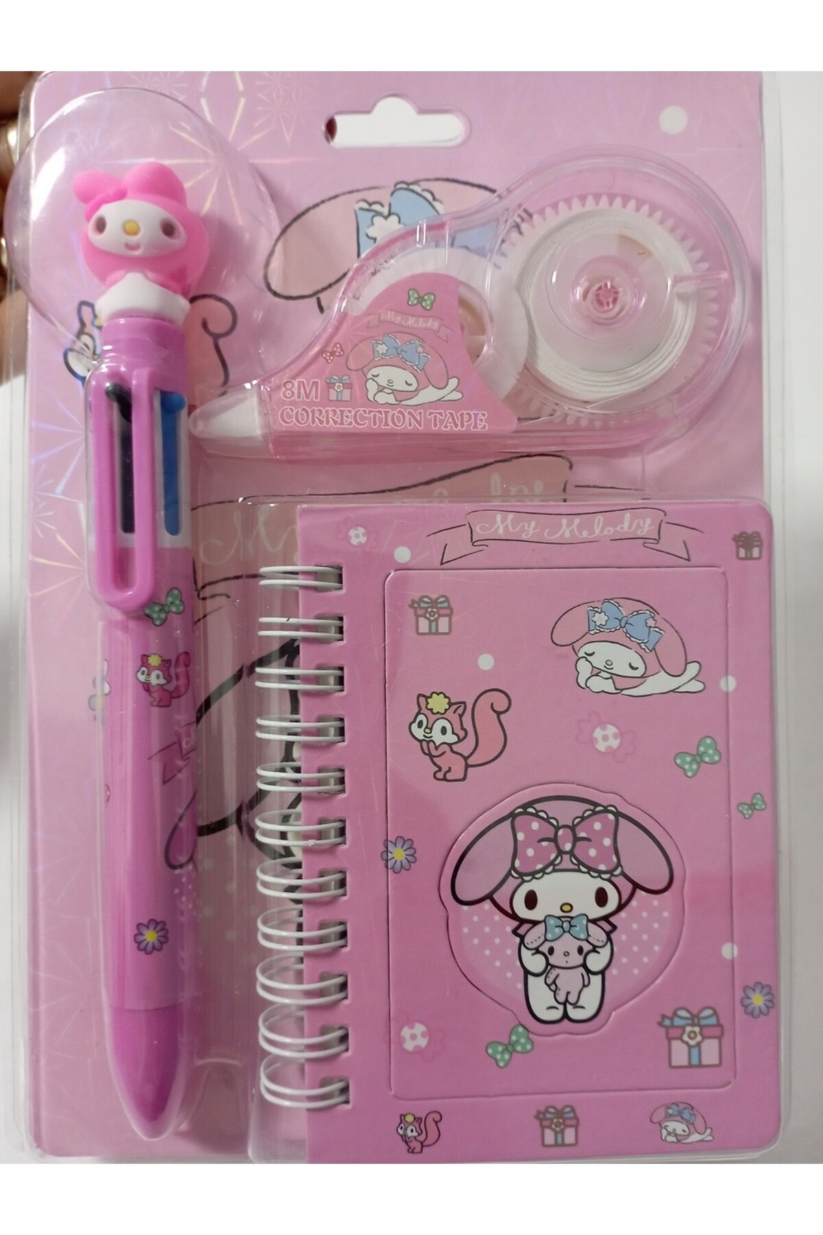 HEPBİMODA My Melody Kalem Seti Hediyelik Set Defter Set