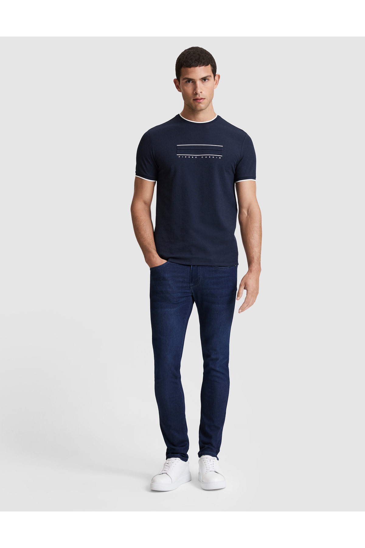 Pierre Cardin Lacivert Slim Fit Jean Pantolon 50320965-VR033