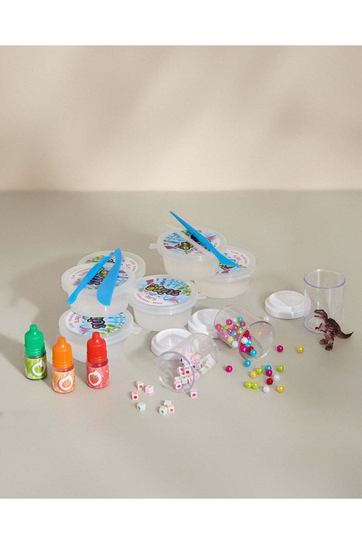 REDTAG Blue And White Colour Slime Set