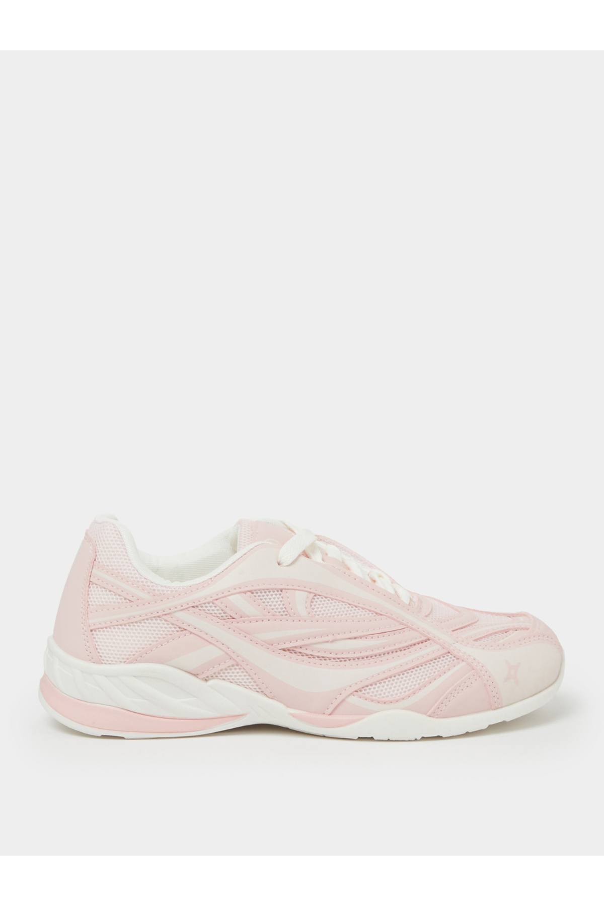 Styli Pink Mesh Sporty Sneakers