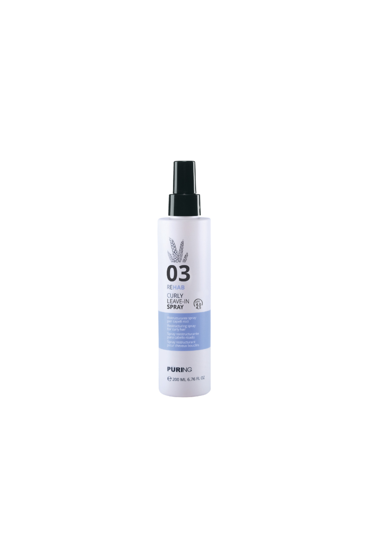 PURING 03 Rehab Kıvırcık Saçlar için İpek&Buğday Proteinli Bukle Belirginleştirici Saç Spreyi 200ml — 1027484_000