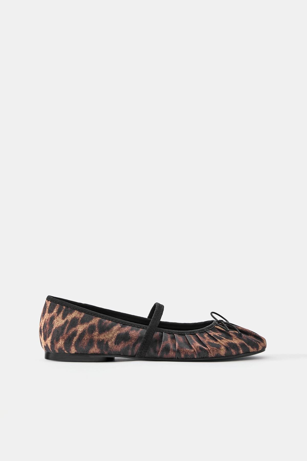 Pull & Bear Leopar desenli balerin ayakkabısı