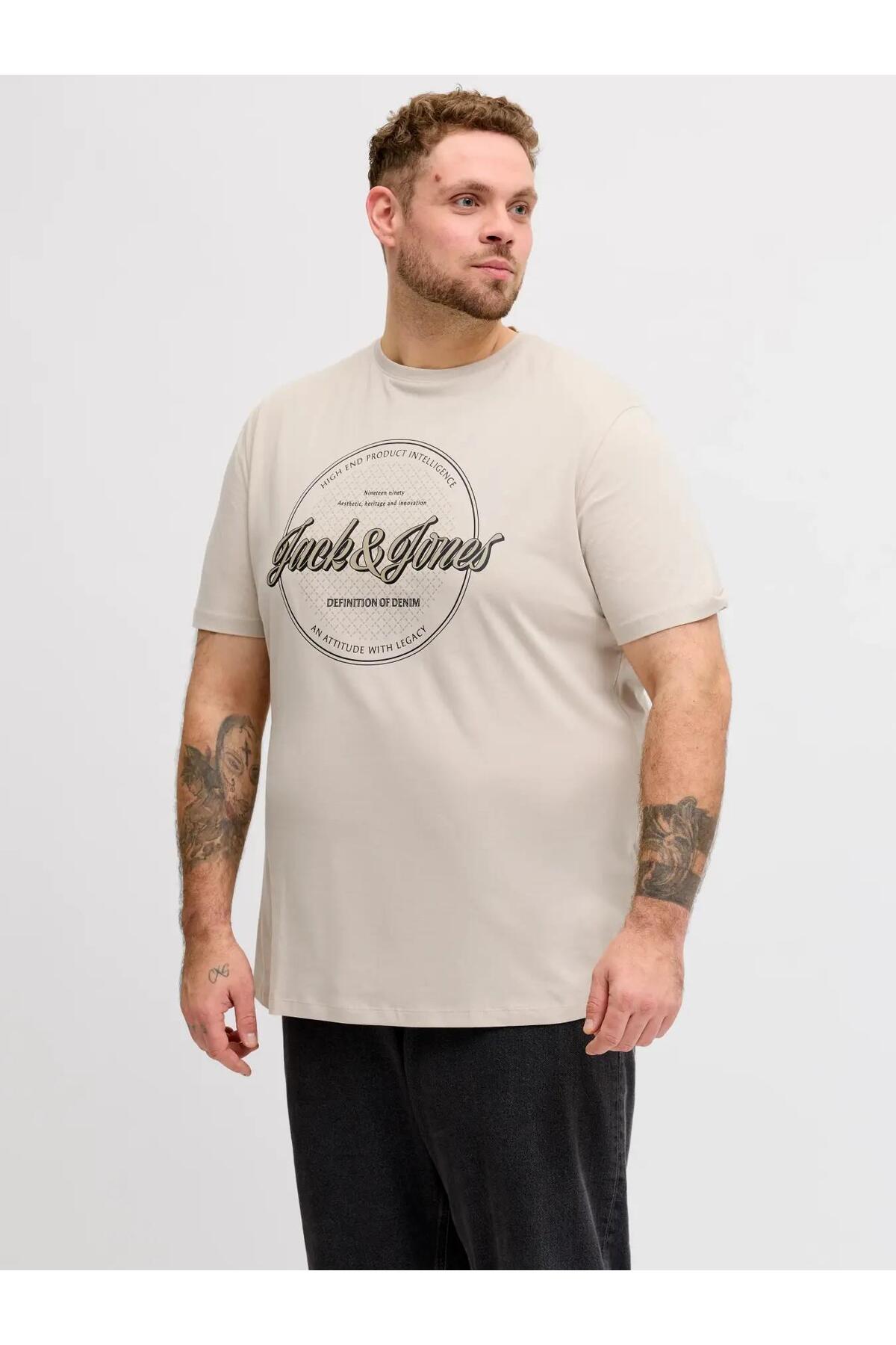 تی شرت مردانه جک جونز مدل Dover کد 12294516 جک اند جونز تی شرت بزرگ سایز Jack & Jones