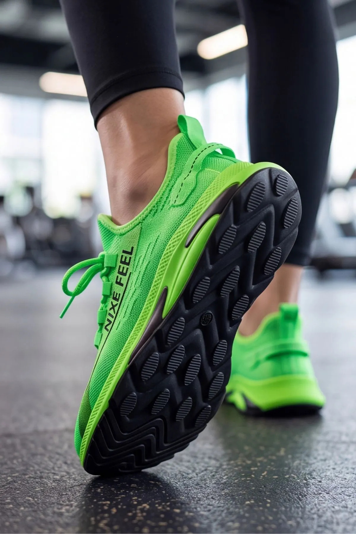 Liarca AeroKnit Zumba, Nefes Alabilen Çorap Ayakkabı Esnek Triko Dokulu Ultra Hafif Kadın Erkek Spor Ayak görsel 8