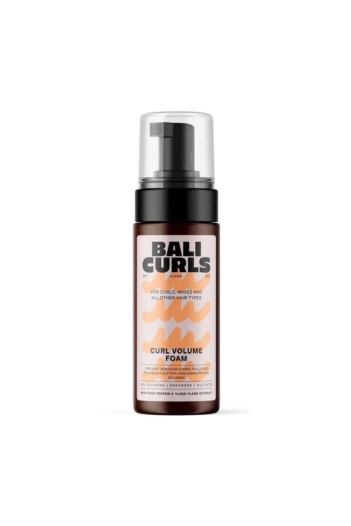 Bali Curls Doğal Bitişli Sertleşme Ve Yapışkanlık Yapmayan Bukle Belirginleştirici Köpük 150 ml TenRoses — TR-BALI-MOUSSE-NATURAL