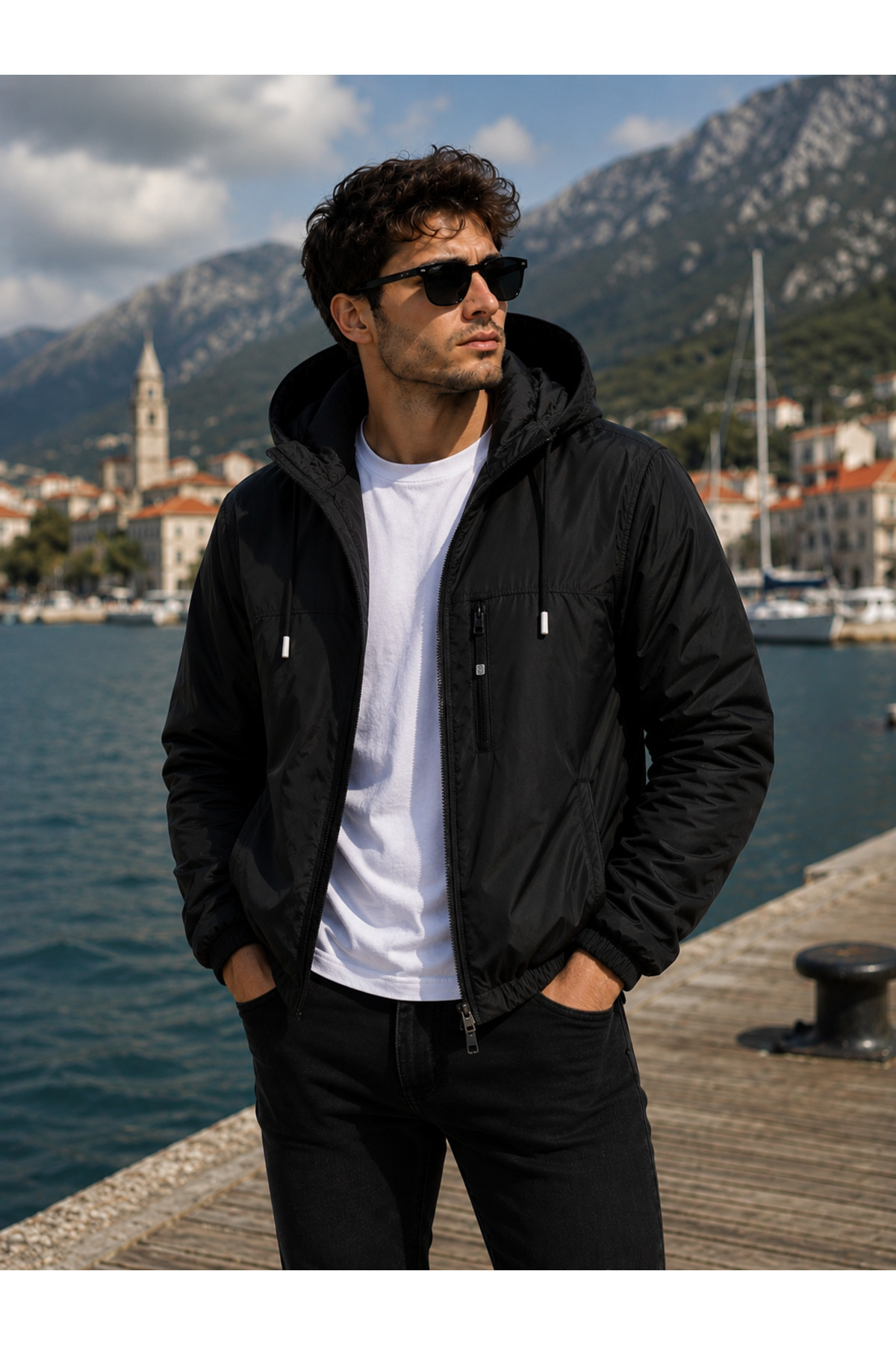 wesley wear YENİ SEZON YÜKSEK KALİTE YAĞMUR VE SU GEÇİRMEZ YAĞMURLUK RÜZGARLIK CEKET MONT