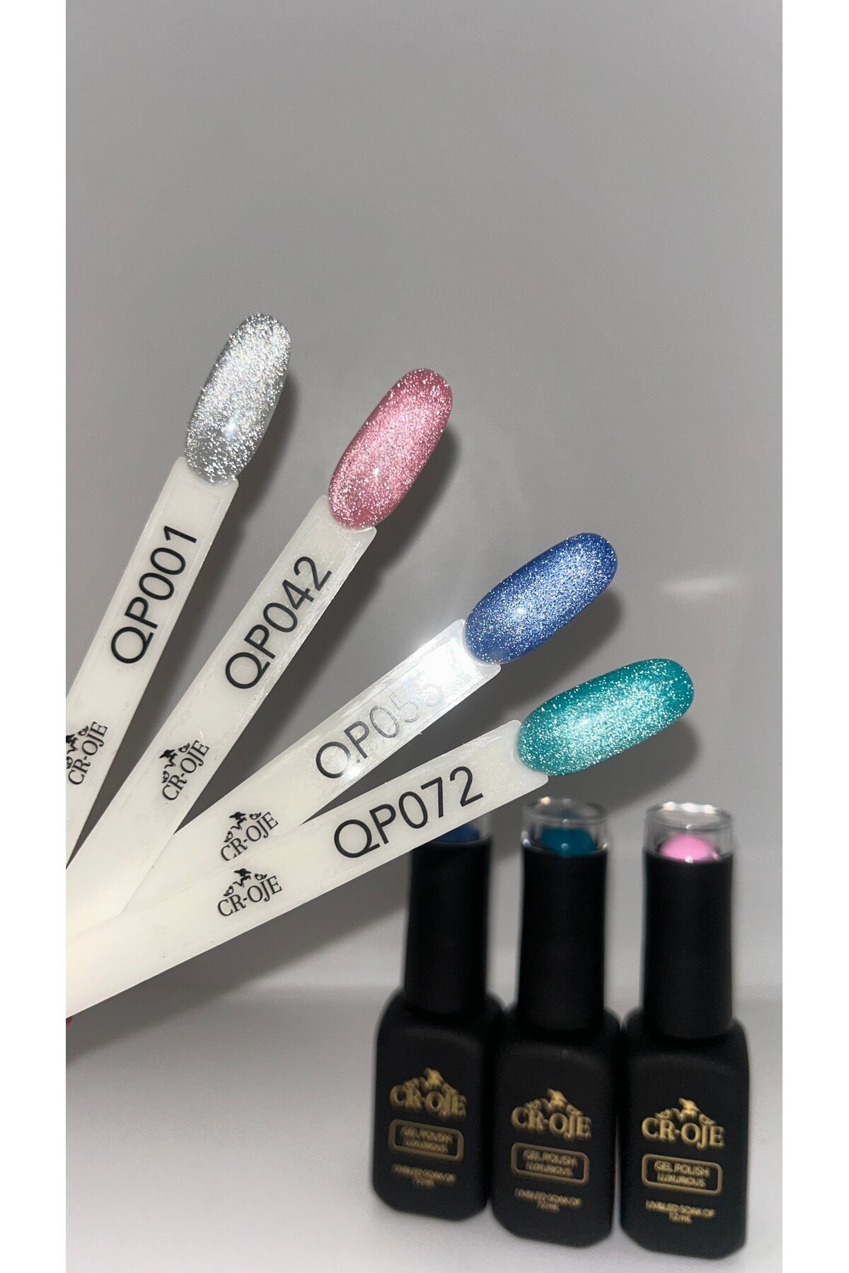 Inci Tanecikli Manyetik Cat Eye / Kedi Gözü- QP055 (5 ML) — رنگارنگ yenicateyeserisi — تصویر 4 از 4