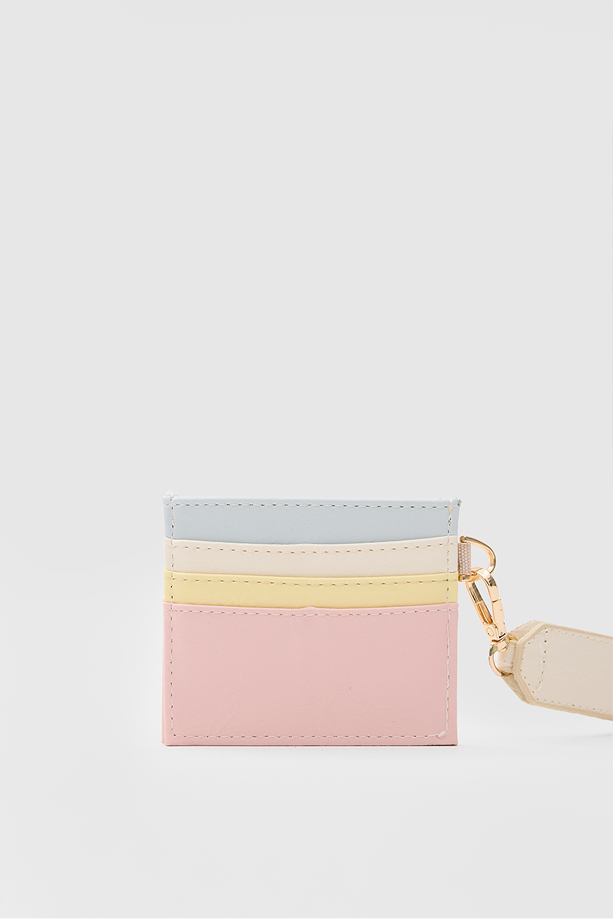 Lavora Bags Viona Kadın Fiyonk Detaylı Anahtarlıklı Parlak Suni Deri Kartlık görsel 4