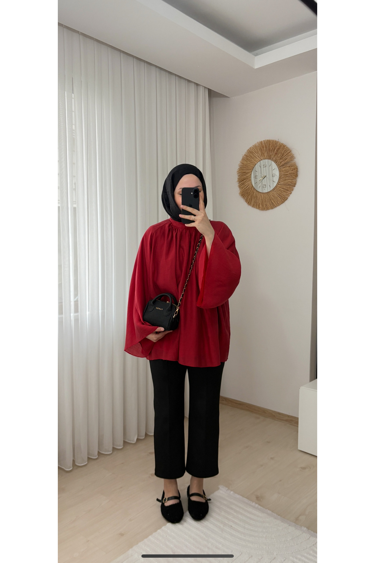 Bd ŞİFON ASTARLI BLUZ görsel 4
