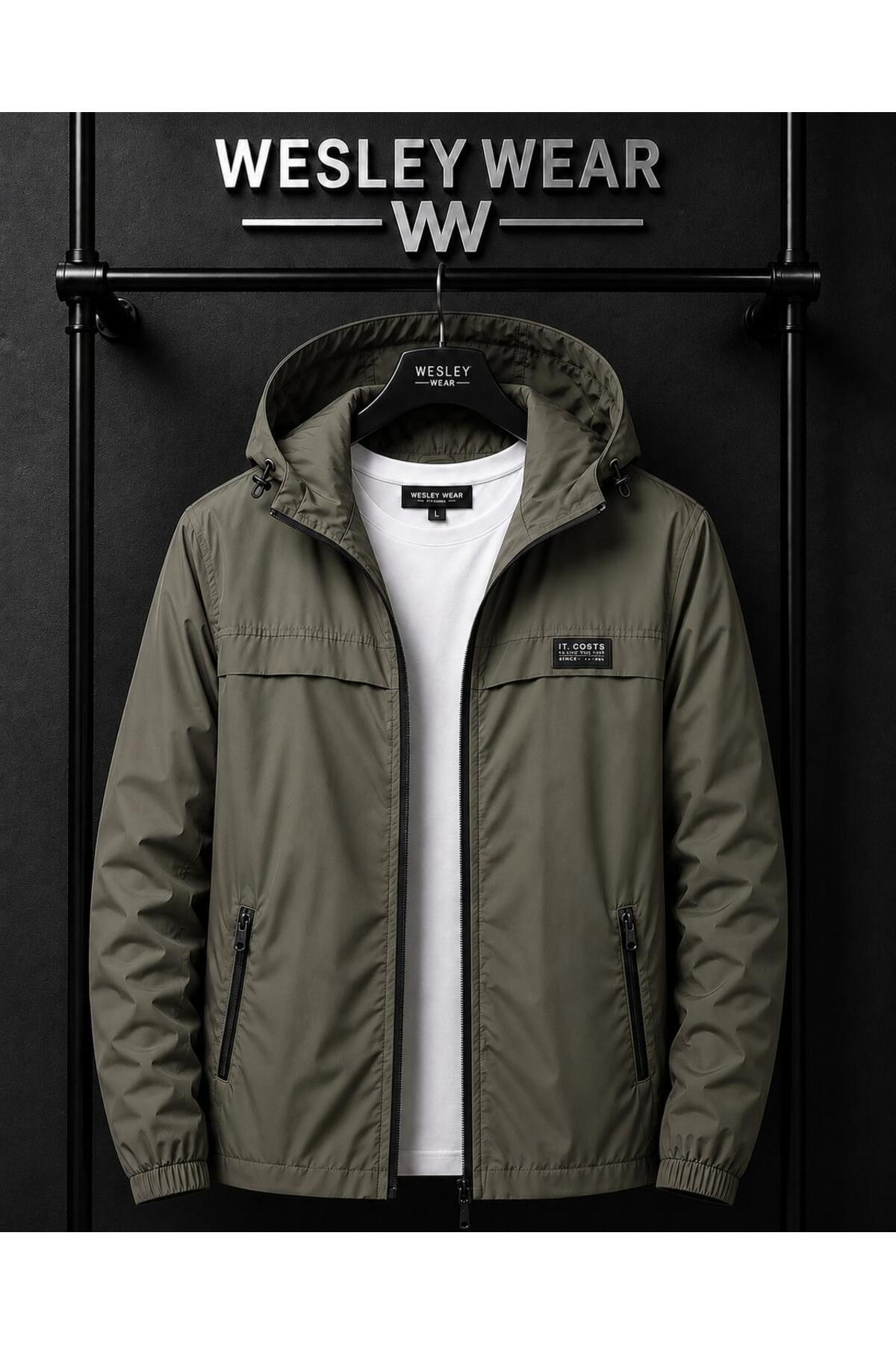 wesley wear YENİ SEZON YÜKSEK KALİTE YAĞMUR VE SU GEÇİRMEZ YAĞMURLUK RÜZGARLIK CEKET