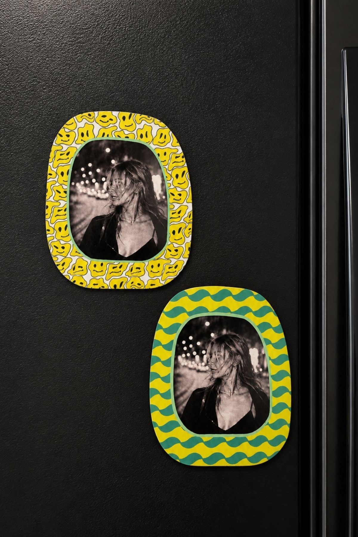 2’li Magnet Fotoğraf Çerçevesi Seti – Smile & Dalga
