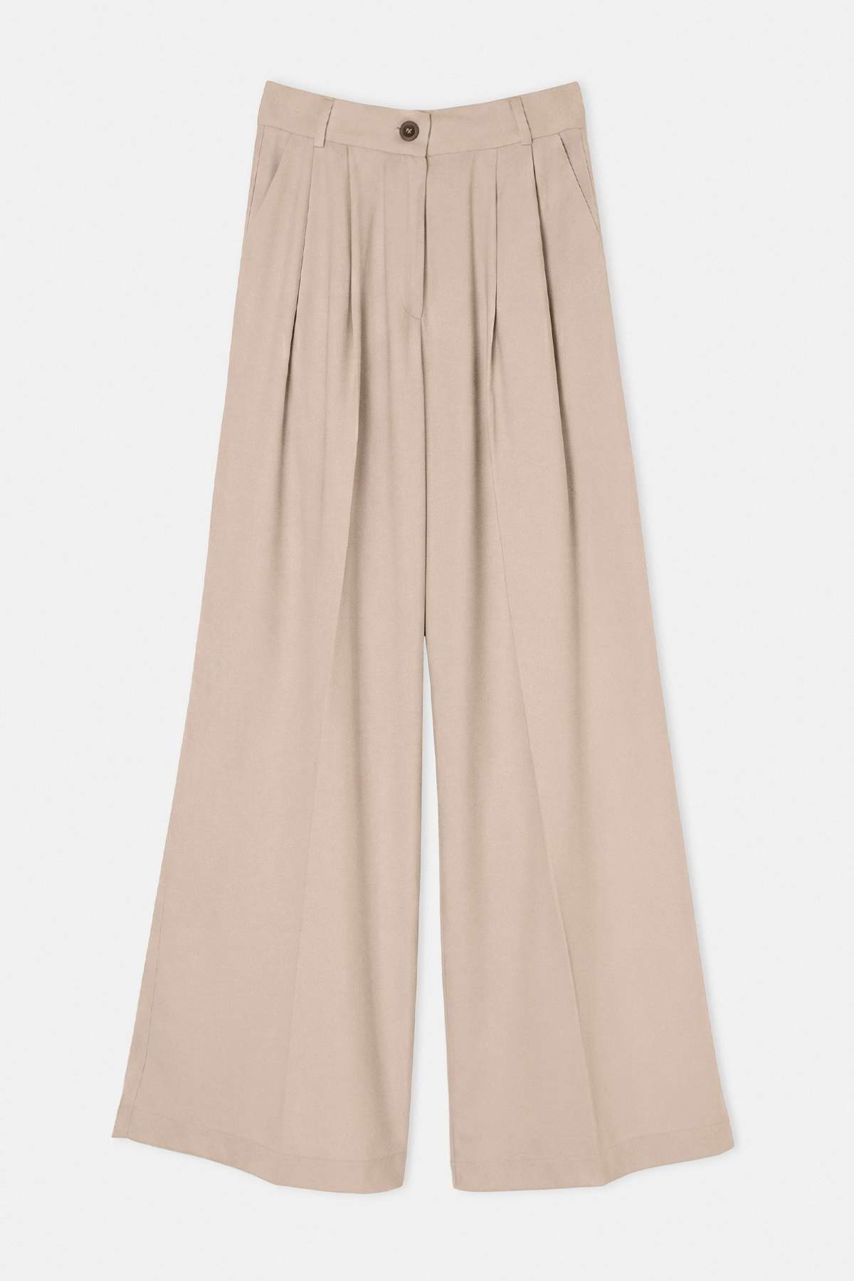 Trendyolmilla Taş Wide Leg/Geniş Paça Pantolon TWOSS26PL00228