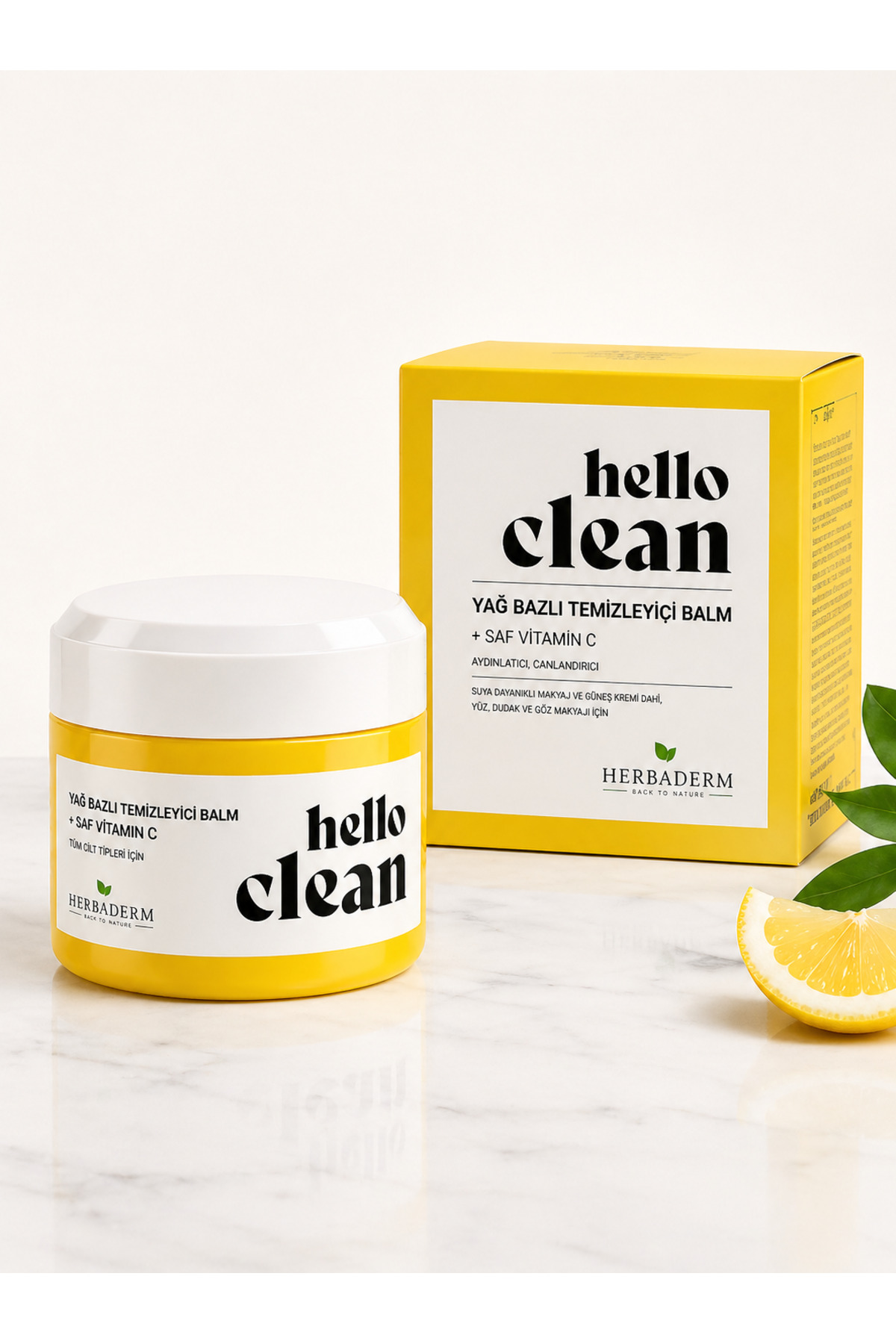 Hello Clean C Vitamini Yağ Bazlı Temizleyici Canlandırıcı 2li Set — HERBA701476x2 — تصویر 2 از 2