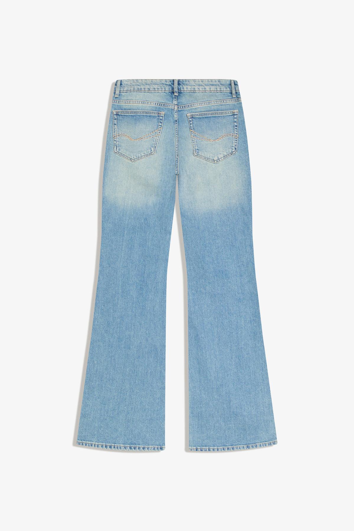 Bershka  Düşük bel bootcut jean - Görsel 6
