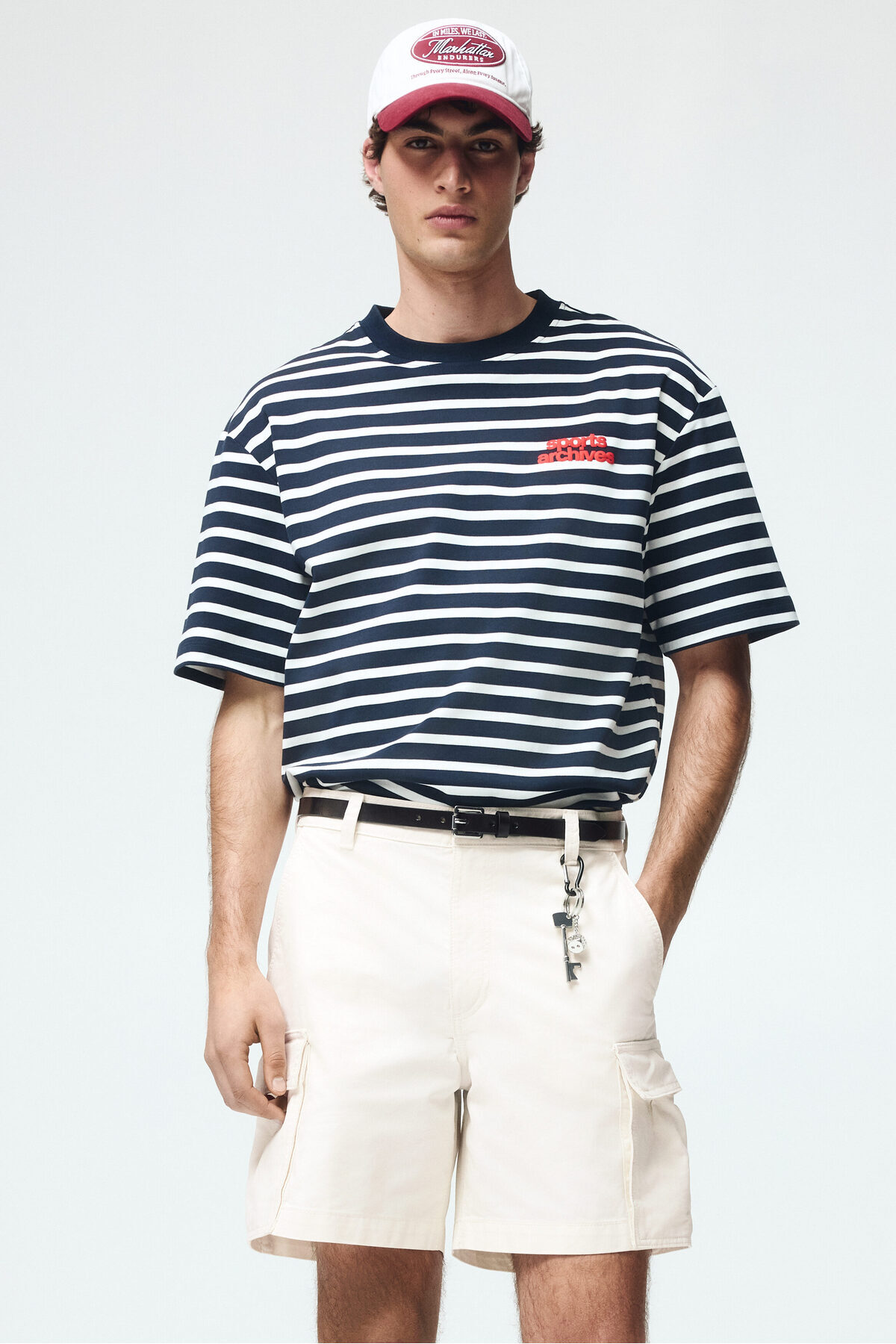 شلوارک کارگو مدل Relaxed Fit اچ اند ام شلوارک برمودا H&M