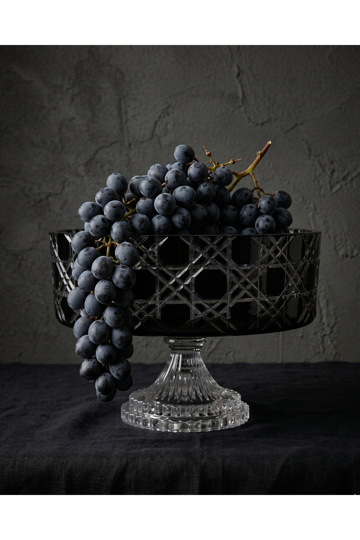 Crystal Cutting Craft Velin Series Glass Bowl / Fruit Bowl