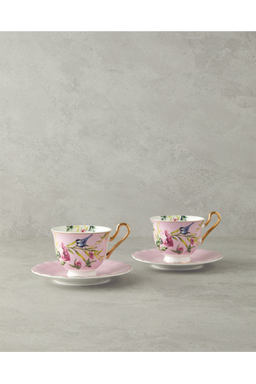 English Home Vanilla New Bone China Çay Fincanı Takımı 4 Parça 2 Kişilik Açık...