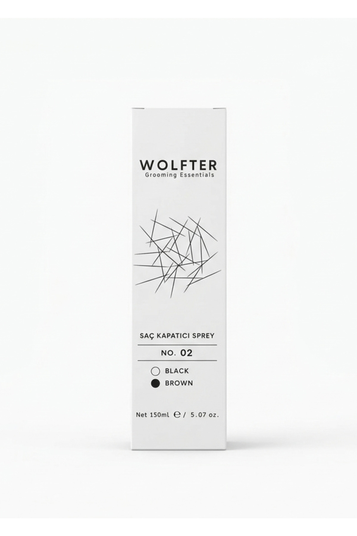 Wolfter Saç Kapatıcı Topik Sprey — قهوه‌ای WLFTRSPRY