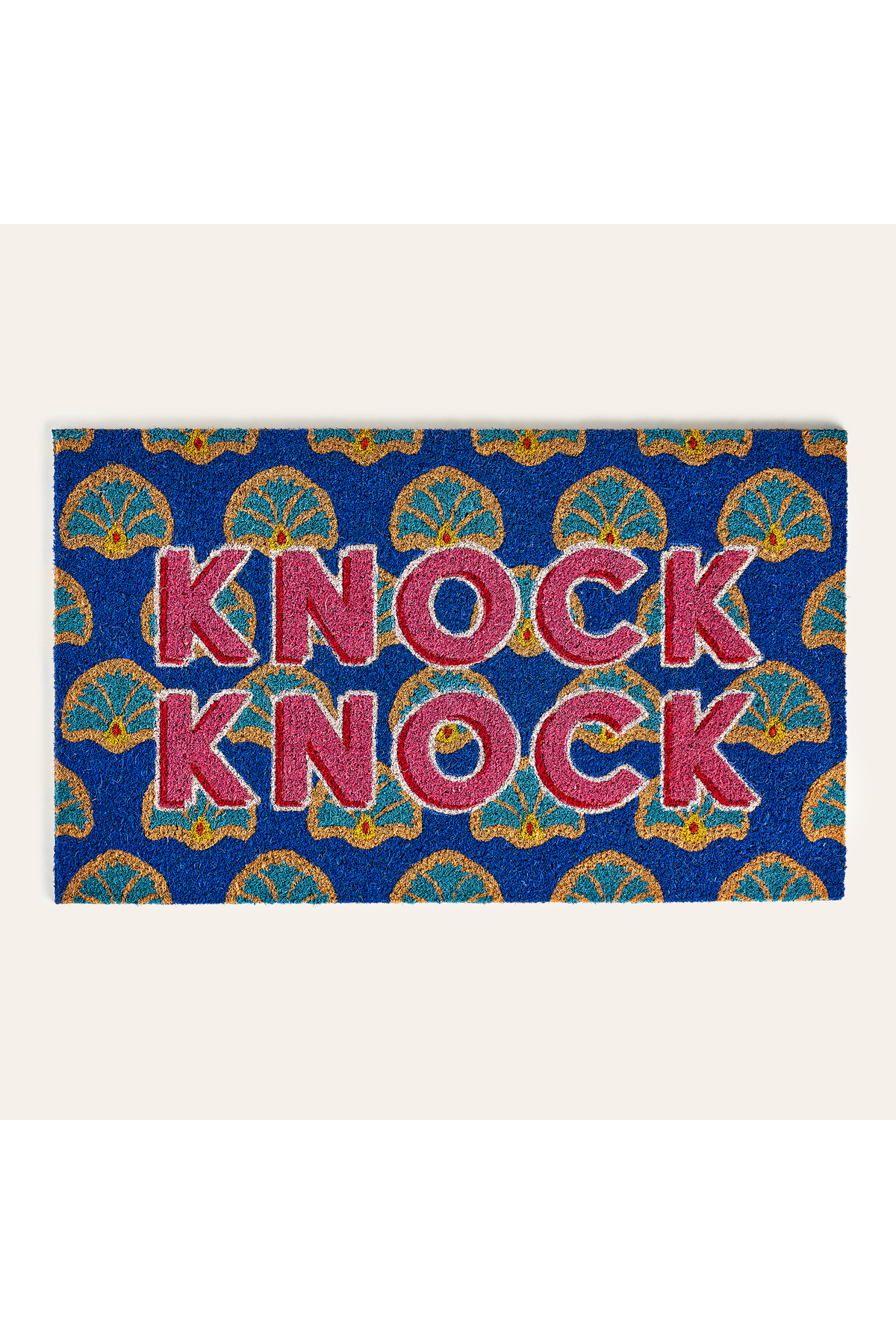 Kerala Blue Coir Door Mat 45x75 Cm