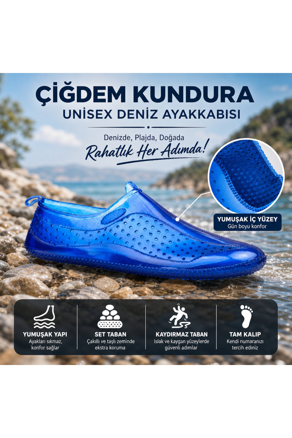 ÇİĞDEM KUNDURA ÇİĞDEM DENİZ AYAKKABISI Unisex