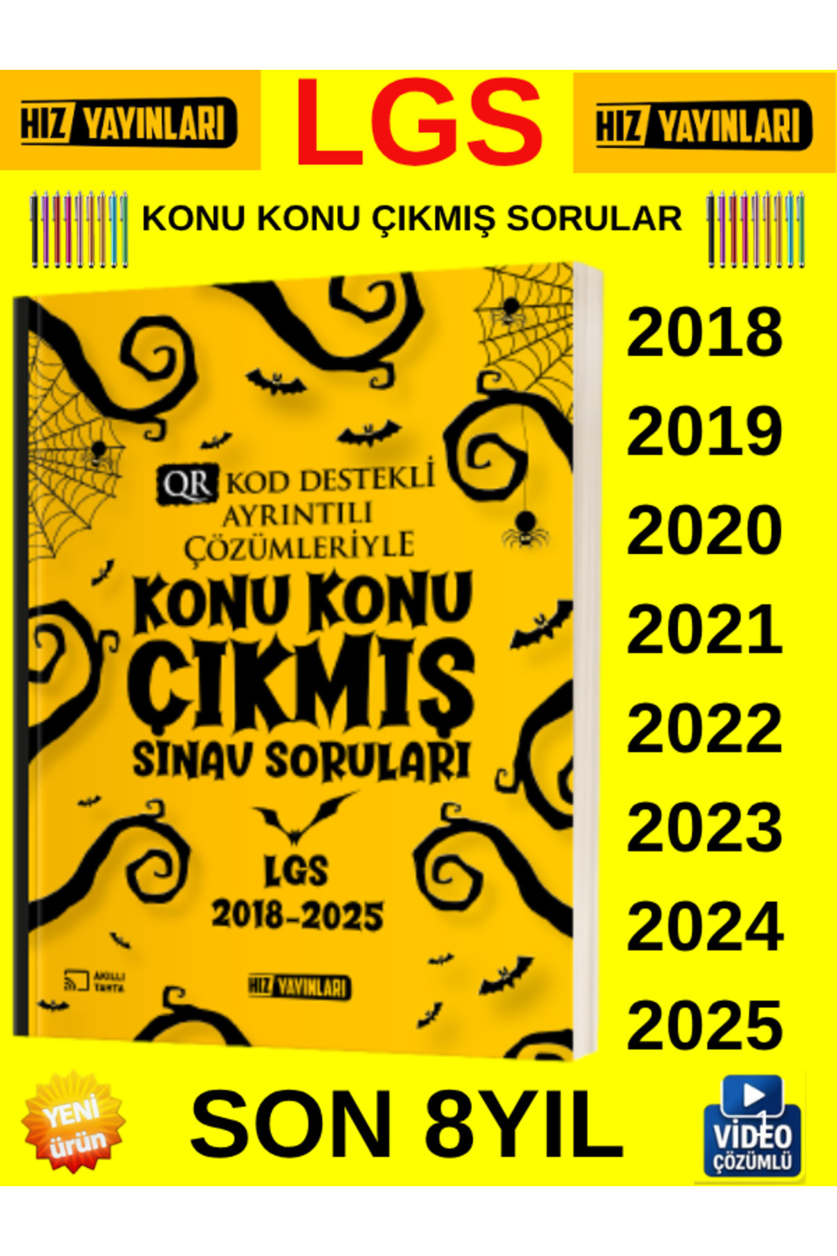 Hız ve Renk Yayınları Hız Yayınları 8.Sınıf Konu Konu LGS Çıkmış
