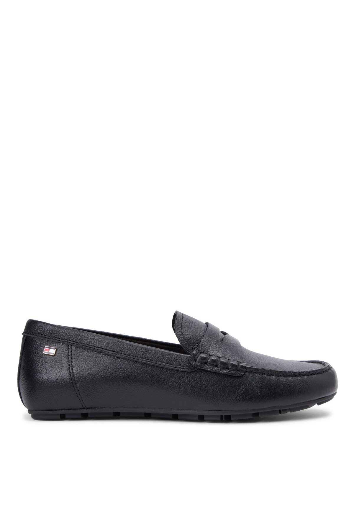 Tommy Hilfiger Siyah Kadın Deri Loafer FW0FW09350BDS