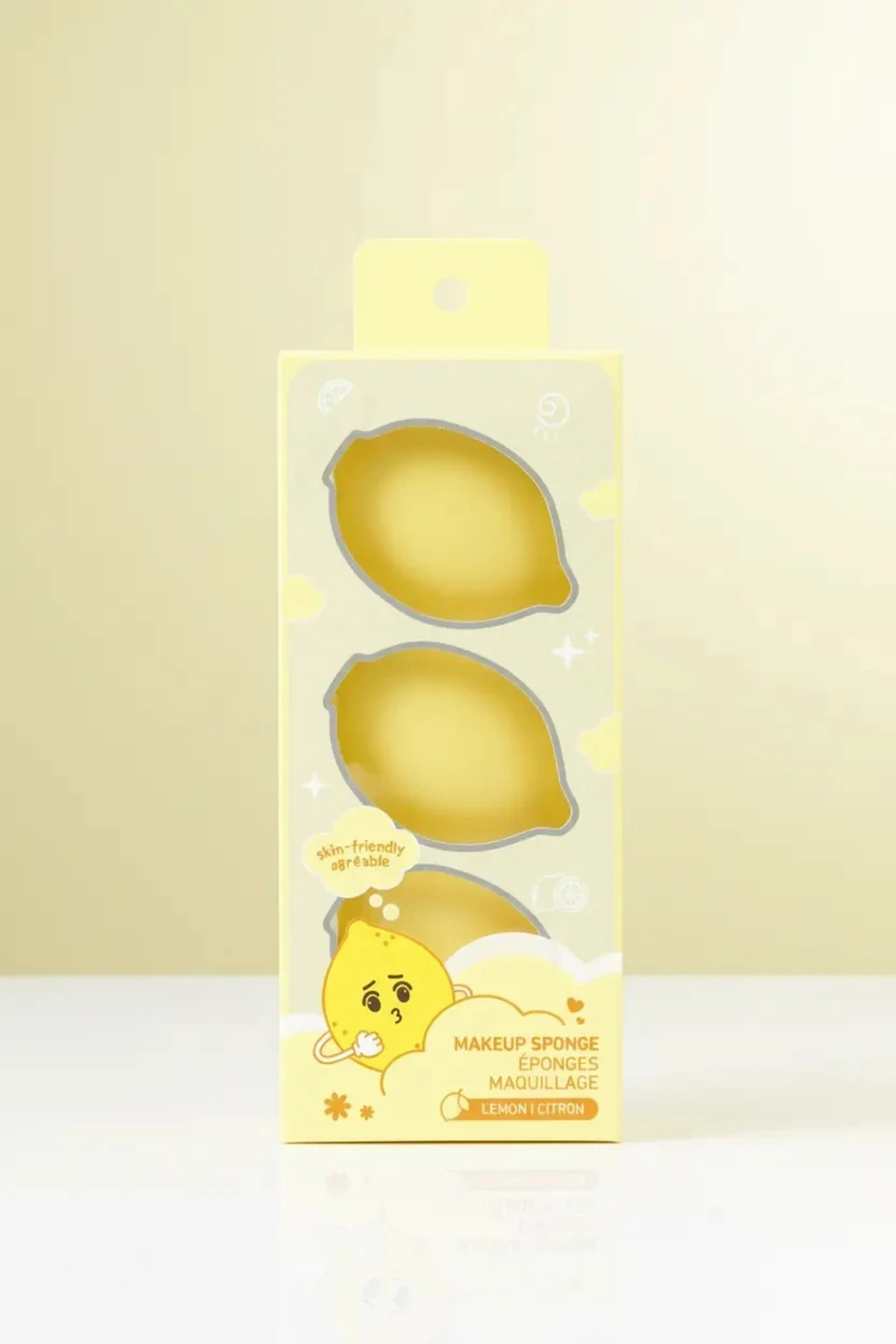 ست اسفنج آرایشی دارای مجوز سری Fun Fruit با طرح لیمو - کاربرد نرم و بی‌نقص - 2014820710108 — تصویر 6 از 7
