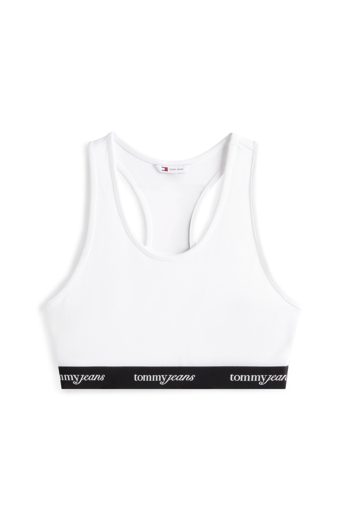 Tommy Jeans Ekru Kadın Sporcu Büstiyer TJW CRP TAPE BRA TOP görsel 6