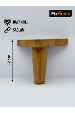 NILAKS SENA AYAK 12 CM - BEJ - AÇIK CEVİZ - 4 ADET - MOBİLYA, BAZA VE KOLTUK ...