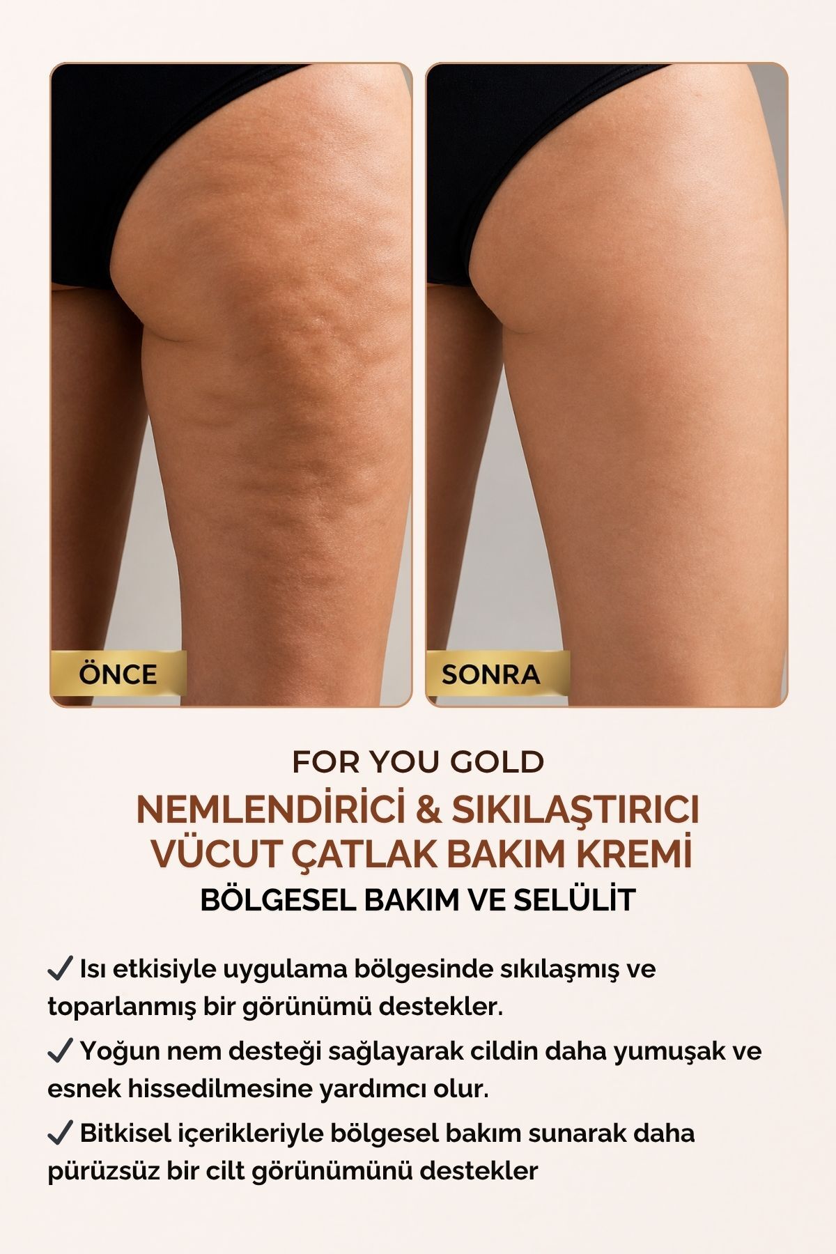 Sıkılaştırıcı & Toparlayıcı Isı Etkili Vücut Çatlak Bakım Kremi | Bölgesel Bakım ve Selülit 100 ml — tümçat — تصویر 6 از 8