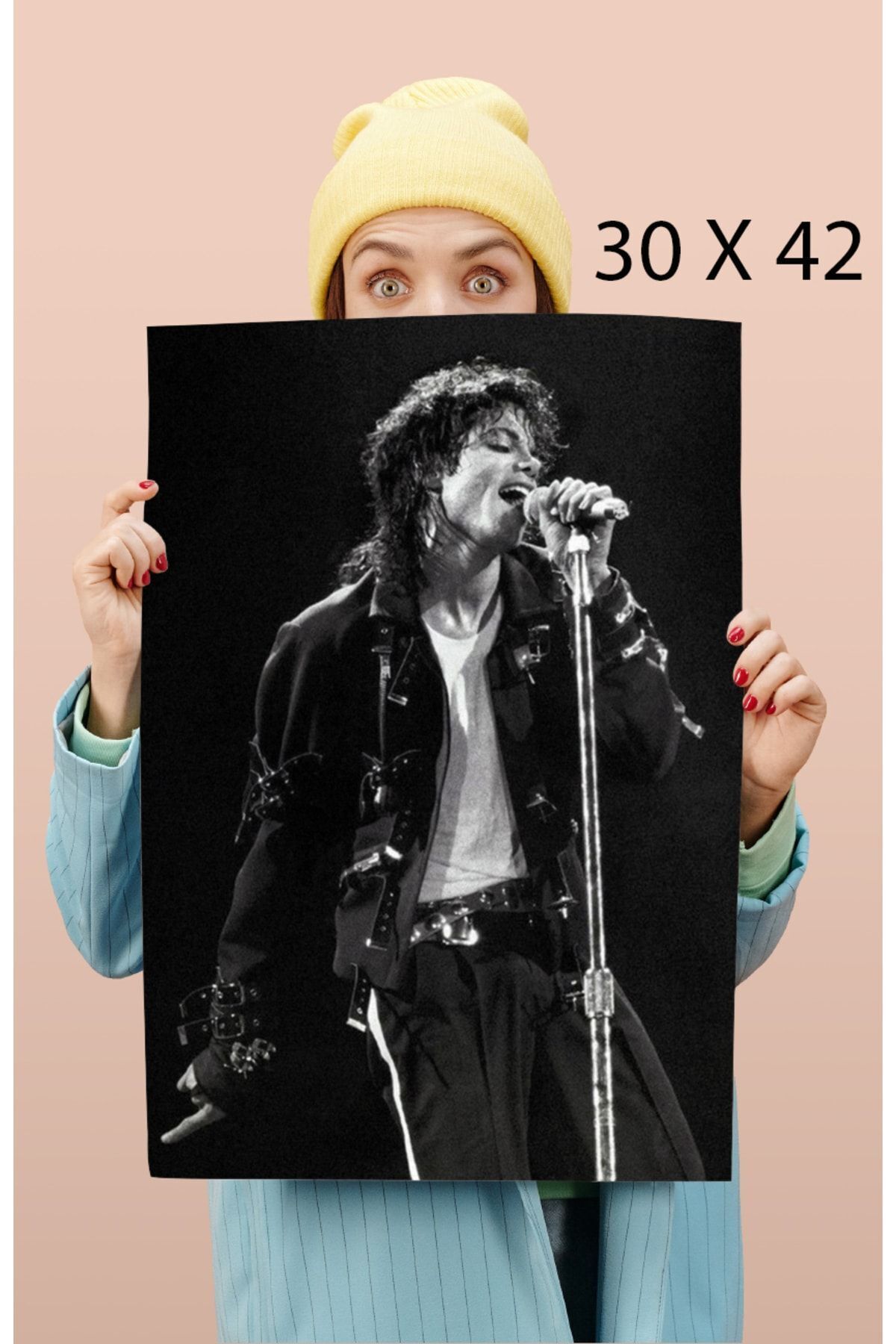 Luna Marissa Michael Jackson Poster - Çerçevesiz Parlak Kağıt