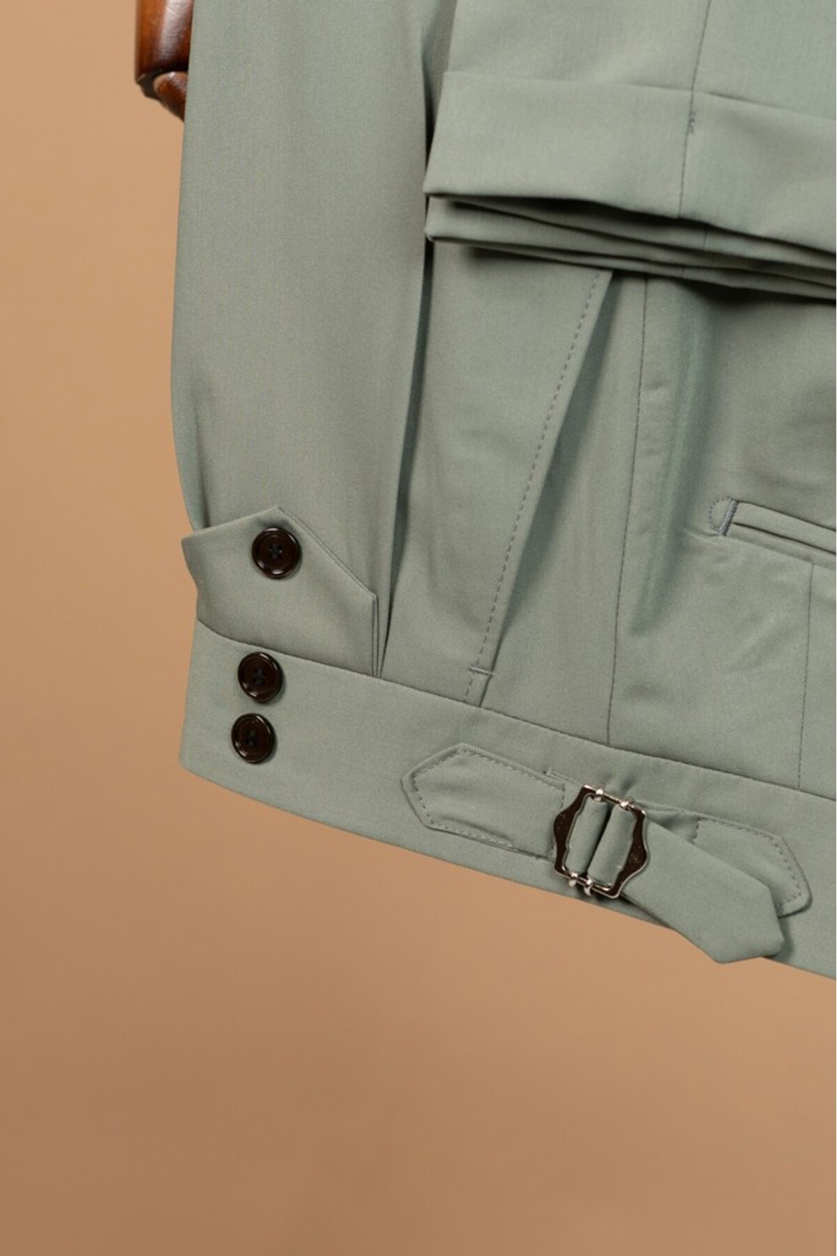 Exclusive Double-Breasted Suit Grey — خاکستری T01-KTA16 — تصویر 4 از 7