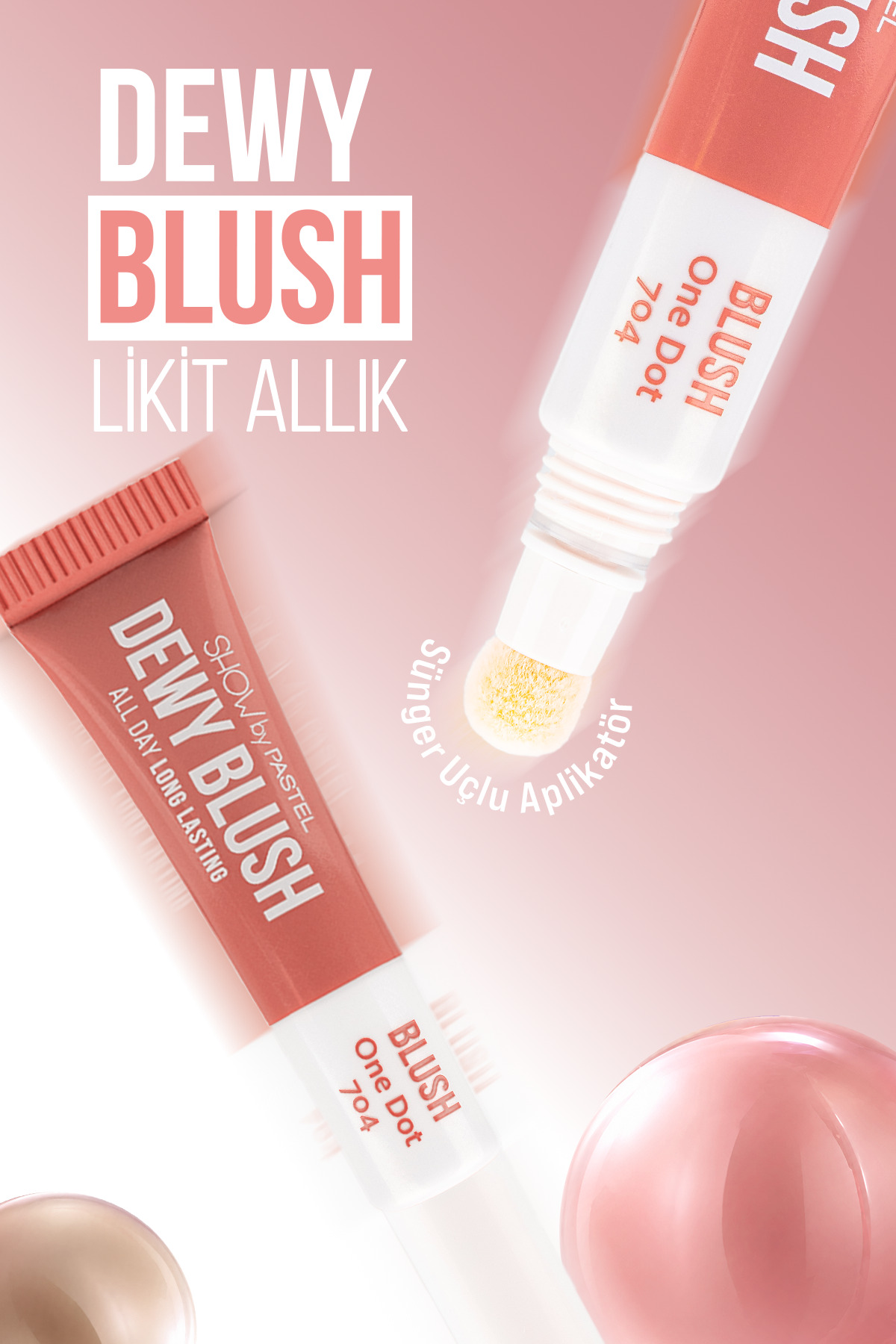 Dewy Blush – Likit Allık 704 One Dot — نارنجی M0396-0704 — تصویر 5 از 7
