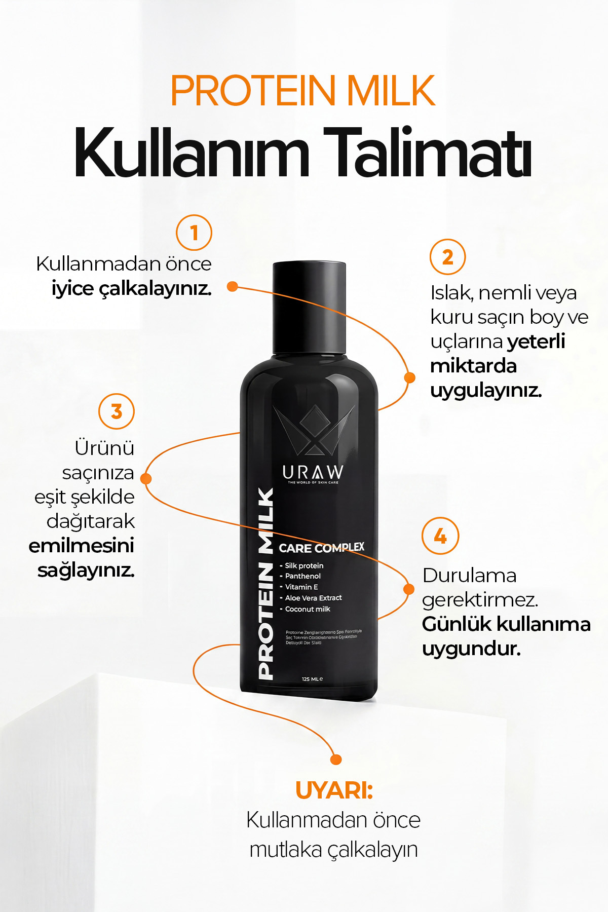 Protein Sütü | Saç Bakım Sütü 125 ml | Durulanmayan Onarıcı Bakım Kompleksi — TYC3C710AB395C78F5FCA6F00 — تصویر 7 از 7