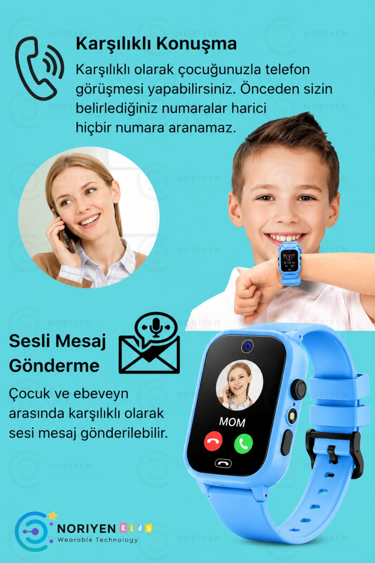 Yeni Nesil 2026 Model Karne Günü Hediyesi Özel Hediye Hediyelik Unisex Çocuk Akıllı Kol Saati Yeşil