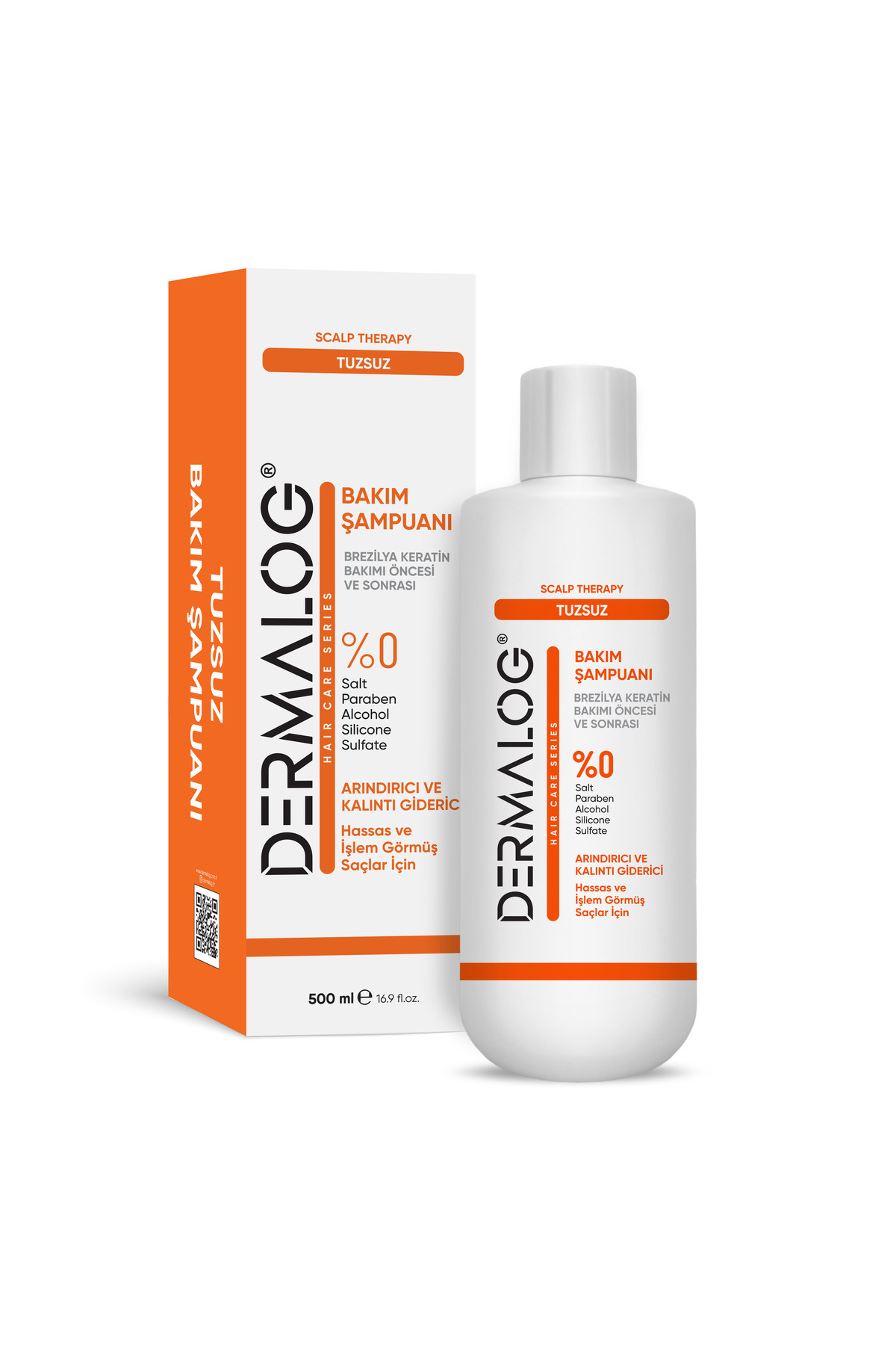 Arındırıcı Tuzsuz Şampuan - Salt & Sulfate Free 500 ml — DRMLG06 — تصویر 3 از 6