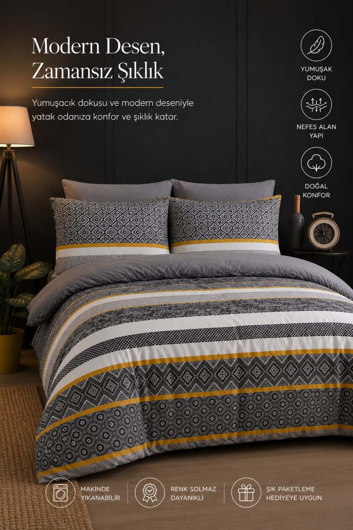 Single Fitted Linen Set | Cotton